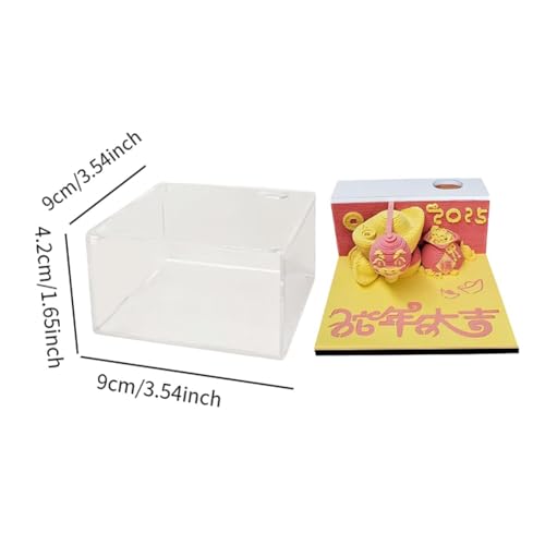 Bloc-notes 3D artistique Homyl oubliez la routine avec ce bloc-notes - 3