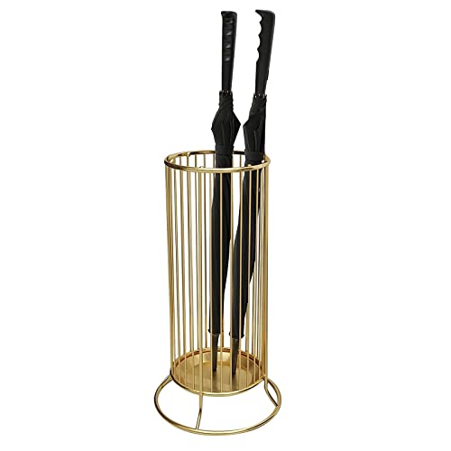 Seau de parapluie compact or idéal pour sécuriser l'entrée de maison - 5