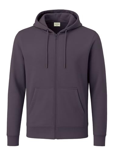 Image of ADRO Mens Cotton Solid Zipper Hoodie Sweatshirts