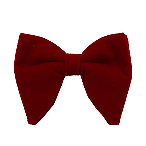 Oversized Bow Ties For Wedding Red Oversized Bowtie Velvet Solid Clip-On Adjustable Big Job Interviews Fairytale C.C.O.R.004 Dan Smith Burgundy Oversized Bow Ties For Wedding Red Oversized Bowtie Velvet Solid Clip-On Adjustable Big Job Interviews Fairytale C.C.O.R.004 Dan Smith Burgundy
