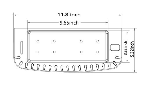 Brocraft Pontoon Boat Marine Caddy/Pontoon Boat Cockpit Organizer/Square Rail Boat Storage Box/Pontoon Boat Cup Holder #TOP4