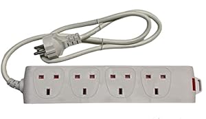 Wandhill TM1504 Mehrfachsteckdose 4-fach UK