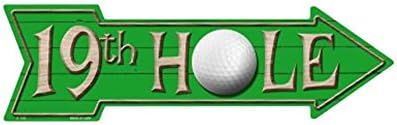 SMART BLONDE 19th Hole Novelty Metal Arrow Sign A-148 image 2