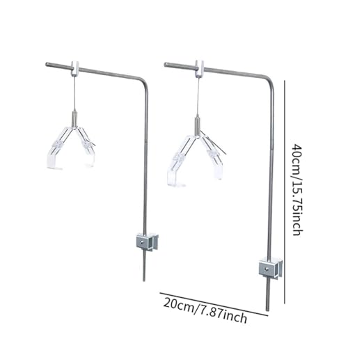 Image of 2X Aquarium Light Bracket Mount Fish Tank LED Light Rack for Fish Freshwater|Fish & Aquariums |Lighting & Bulbs