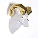 Ram Head Paper Sculpture,Pre-cut DIY Papercraft Kit,Handmade Wide Animal Figurine,Multi Color,Low Poly Wall Decor,All Accessories Included