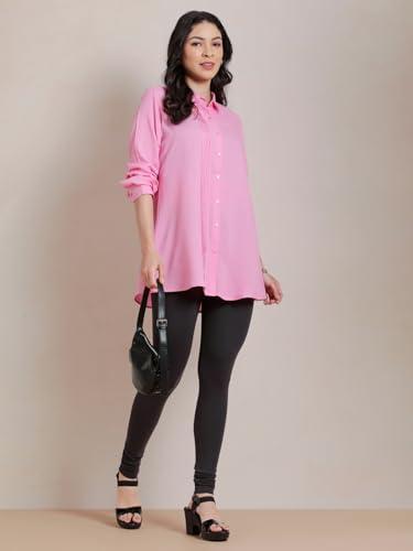 Image of TWIN BIRDS Tailored Cut and Classic Fit Super Stretchable Elastane Fabric Churidar Leggings for Women