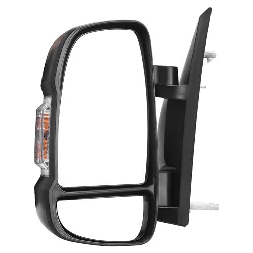 YITAMOTOR Left Driver Side Mirror Door Mirror Compatible with 2014 2015 2016 2017 Ram Promaster 1500 2500 3500 Power Heated Manual Folding With Temperature Sensor LED Turn Signal Light For 1