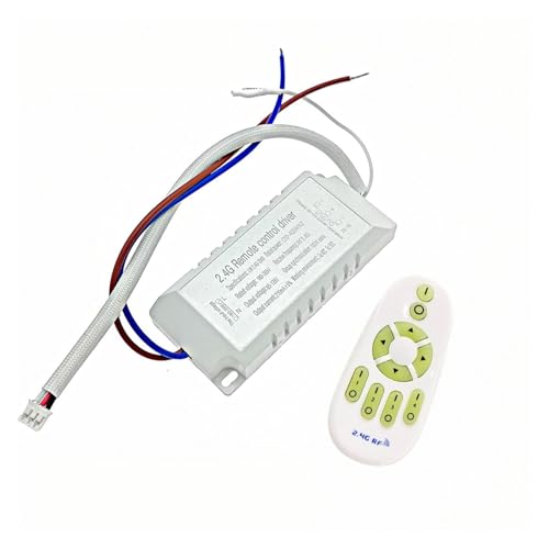 Pilote LED 20W-80W-120W x2 avec télécommande 2.4G pour variateur de lumière de plafonnier DIY
