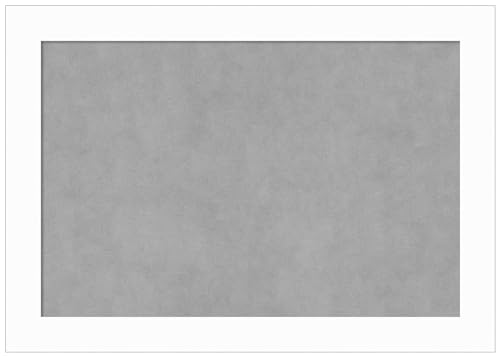 Amanti Art White Framed Magnetic Board, 27x19, Casual Office Decor