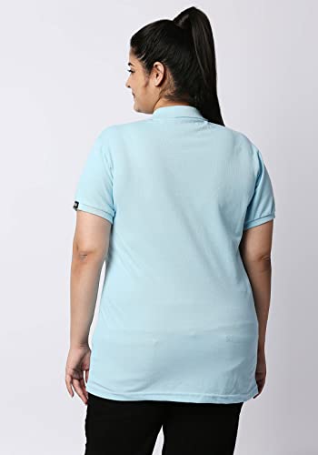 Image of Wear Your Opinion Womens Plus Size Polo Collar Neck T-Shirt Top