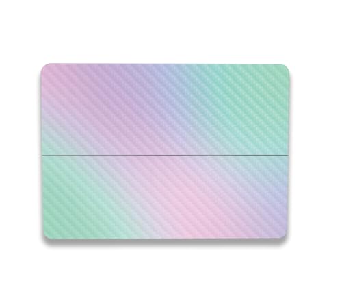 Image of MightySkins Carbon Fiber Skin Compatible With Microsoft Surface Laptop Studio 2 (2023) Full Wrap Kit - Cotton Candy | Protective, Durable Textured Carbon Fiber Finish | Easy To Apply | Made in the USA