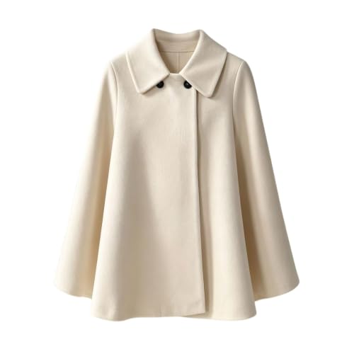 Trench Jacket Women Fall Midi Length Lapel Collar Open Front A-Line Coat - image 6