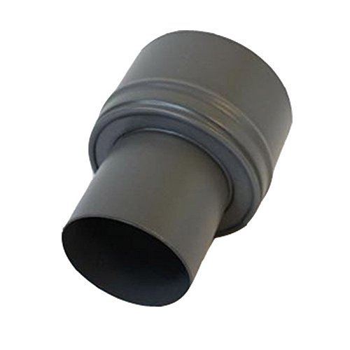 LANZZAS Tubo A Pellet, Prolunga 1000 Mm, Diametro 80 Mm, Colore: Nero, Anello Di Tenuta In Silicone Incluso - Foto 11