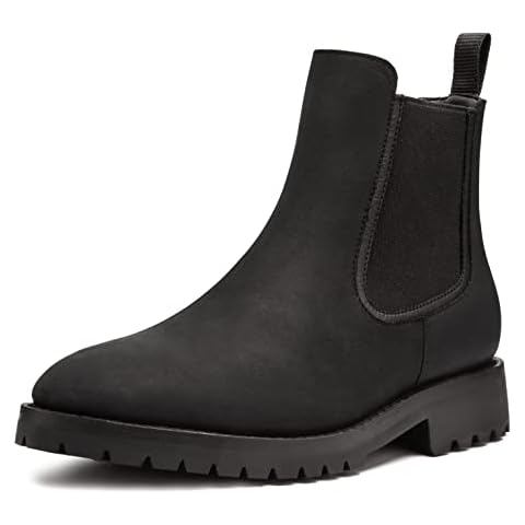 Thursday Boot Company Men's Legend Rugged & Resilient Chelsea Leather Boot, Black Matte, 11.5 Cover