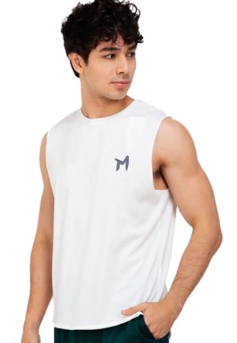 Image of Solid Sleeveless Cotton Regular Fit Mens Stylish Top Tanks Vest T-Shirt (Combo Pack of 2)