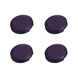 NLOFIN レバーなしコントローラキーキャップ交換ボタンキャップ、機械ボタン用23 mmアーケード交換ボタンキャップ4個、TTC/Cherry/Akkoスイッチキャップ (パープル)