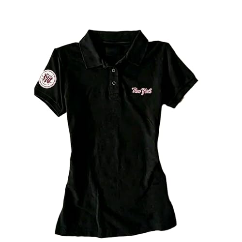 Amazon.com: Y2k Grunge Polo Collared Shirts Women Button Down Crop