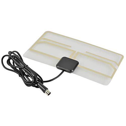 Lightweight Indoor Aerial for Freeview HDTV Paper-Thin 3m RF Cable [3 metres]