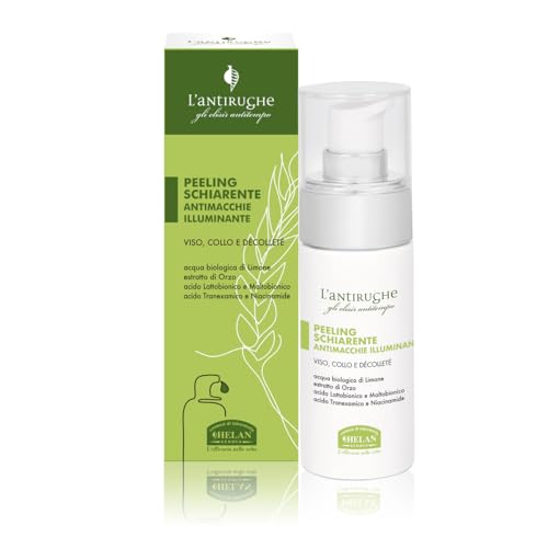 Helan Elisir Antitempo - Gel Limpiador Exfoliante Facial 95% Iluminador Natural, Peeling Facial con Niacinamida y Activos Antiarrugas para Piel Grasa y Todo Tipo de Piel, 30 ml