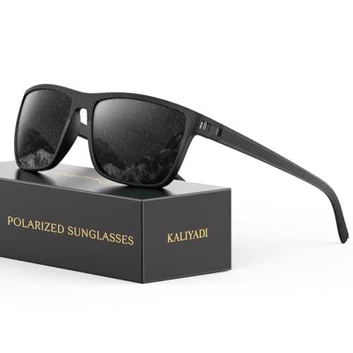KALIYADI Mens-Sunglasses Polarized Sunglasses Men: Classic Sun Glasses with UV400 Protection for Driving Fishing Golf