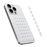 HZZADZXW Silicone Suction Phone Case Mount - Universal Compatibility for iPhone & Android Devices - Hands-Free Accessory for Selfies & Tiktok Videos - Fun Fidget Toy Gift-White
