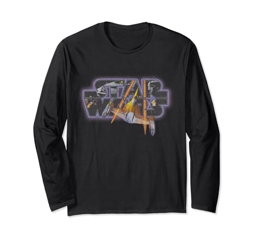 T-shirt Star Wars haut de gamme imprimé galaxie et finitions robustes