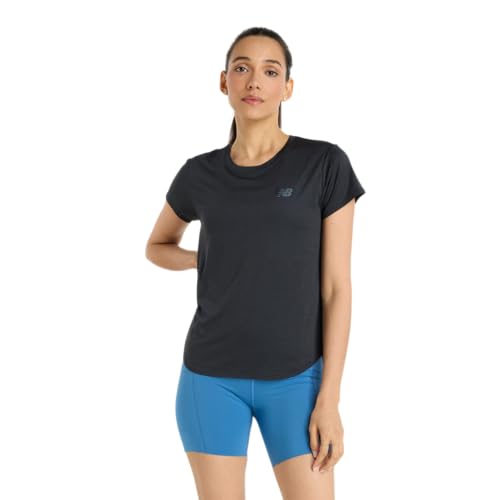 new balance(ニューバランス) Sport Core 半袖Tシャツ 吸水速乾 ヘザーショートスリーブTシャツ レディース(WT51143)