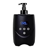 Elitzia Hot Lather Machine Shaving Cream Warmer for Men Intelligent Temperature Control 500ML Capacity Fast Heating Shaving Cream Dispenser Hot Lather Machine for Home Salon Barber Spa ETWDF050(Black)
