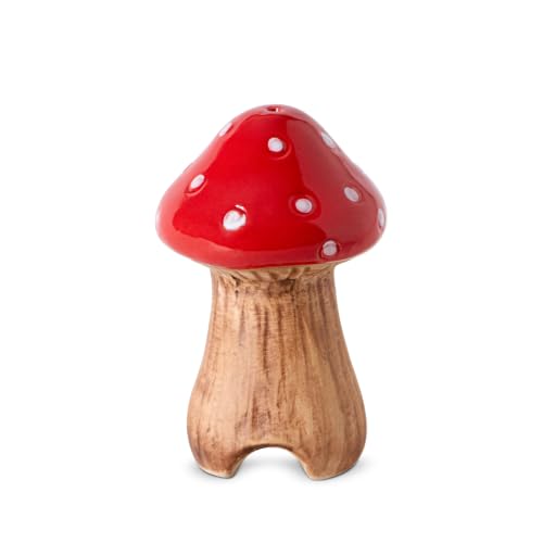 Set of 2 Ceramic Mushroom Pie Bird Vents Cute Pie Funnel Steam Releaser