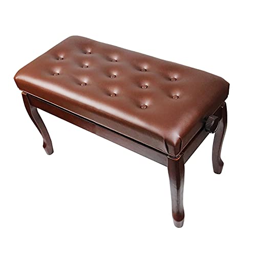 TEmkin Tabouret de Piano Banc de Piano en Bois Tabouret de Piano réglable en Hauteur de 10 cm avec Coussin rembourré, enseignement (Marron B) - Les Beatles, Paul McCartney, John Lennon, RIngo Starr, George Harrison TEmkin Tabouret de Piano Banc de Piano en Bois Tabouret de Piano réglable en Hauteur de 10 cm avec Coussin rembourré, enseignement (Marron B)