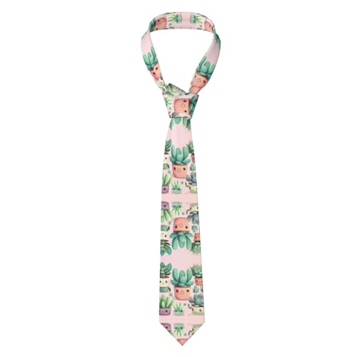 Encuentra la mejor selección de Suculentas precio - solo los mejores. 27 WHJWXC - Corbata de negocios con diseño de plantas suculentas para hombre, adecuada para el trabajo, reuniones diarias de negocios y uso en el trabajo, Negro -, Talla única