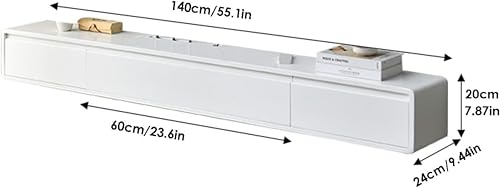 Console multimédia murale de 140cm pour libérer l'espace au sol - 3