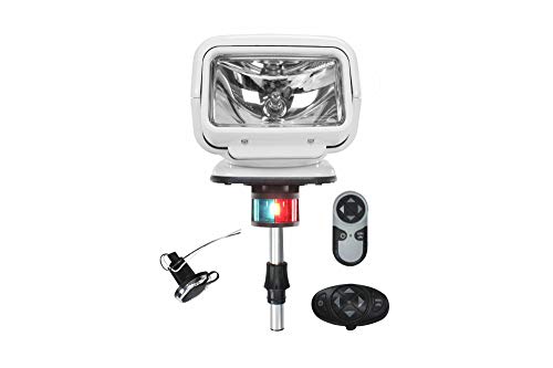 Golight Stryker Boat Light GL-3100-S-6-E Wireless Remote Light with Stanchion Post & Running