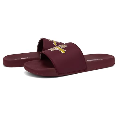 Image of INMINPIN Kids Boys Girls Ball Sprots Slides Sandals Ultra Comfortable Beach Pool Shower Shoes House Slide Indoor Outdoor for Sports Fan