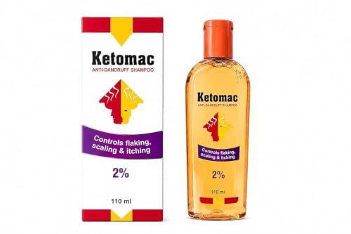 Image of Ketomac.| Anti-Dandruff Shampoo |Controls Flaking, Scaling & Itching,110 ml