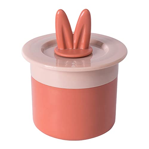 Yirdapall 洗顔泡立て器 泡立て ポンプ 洗顔フォーム カップ 可愛い ウサギ耳 洗顔用 洗顔料 固形石鹸 洗顔石鹸 美容グッズ ポータブル シャワー 泡立て きめ細かなマイクロバブル シャンプー (C)