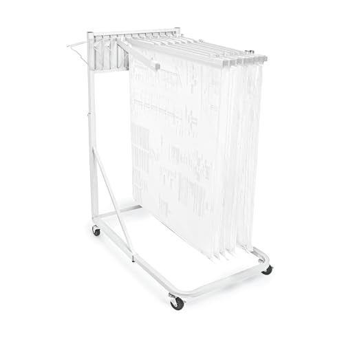 Adir Mobile Blueprint Holder – Construction Plan Rack, Map Organizer, Blueprint Rack, and Poster Display Rack for Jobsite and Office (Without Blueprint Clamps)