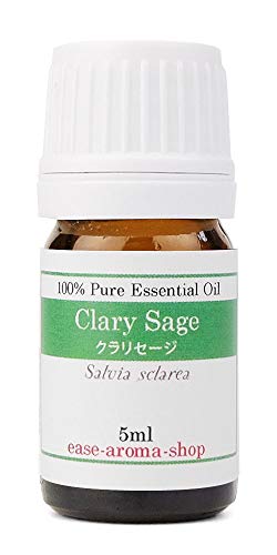 ease アロマオイル エッセンシャルオイル クラリセージ 5ml AEAJ認定精油