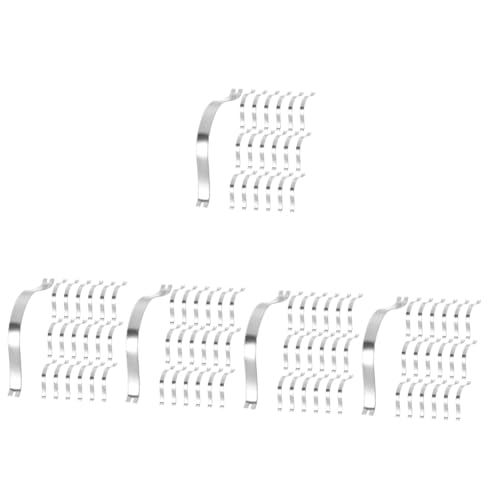 Image of Cabilock 500pcs Spring Clips for Picture Frames Sturdy Backing Hardware Invisible Fixation for Photos and Artwork Easy to Install Frame Clips
