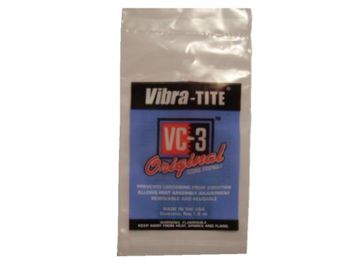Quiver Killer Vibra-TITE VC-3 Threadmate Threadlocker 1ml - Red - Adults - Mechanics, Shooters - Unisex - Threadlocker