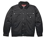 Gewebtes Etikett mit Branding HARLEY-DAVIDSON Milwaukee Twill Jacket für Herren Winterjacke Freizeitjacke Biker Reißverschluss und Handwärmertaschen, 2XL