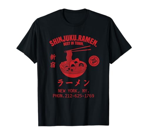 Shinjuku Ramen Best In Town New York NY Japanese Noodles T-Shirt