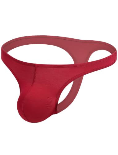 Men's Thong G-String Underwear Soft Stretch Brief Bulge Pouch Underwear — view 2