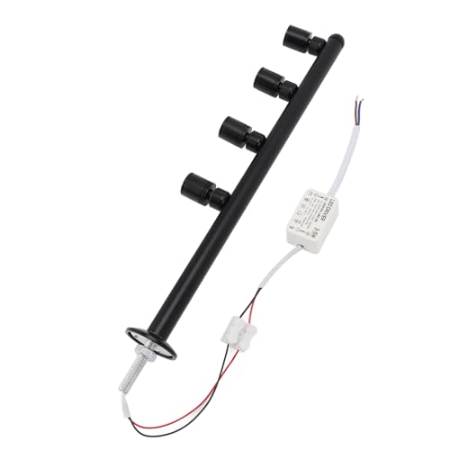 Foco LED de aluminio con 4 cabezales decorativos para joyería y hogar 2