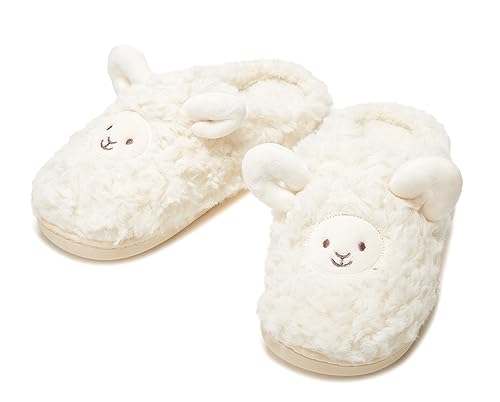 Epsion Women Cute Fluffy Slip-On Slippers Faux Fur Winter Warm House Slippers Fuzzy Anti-Skid Indoor Outdoor Shoes 20233