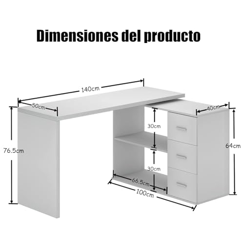 La mejor selección de Escritorios en L para Oficina los más solicitados. 14 Imagen adicional