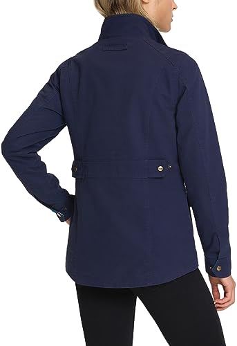 CQR Women's Twill All Cotton Flannel Shirt Jacket, Soft Long Sleeve Shirts, Corduroy Lined Outdoor Shirt Jackets3