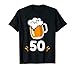 T-shirt pour anniversaire 50 ans - Chope à bière T-Shirt