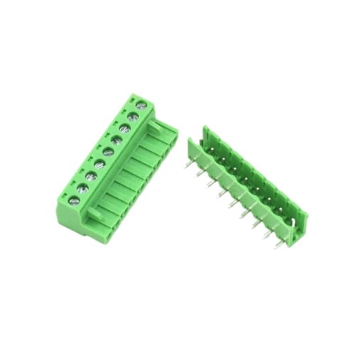 Connecteur pour câble pas 5.08mm 9 broches coudées bornier enfichable pour PCB