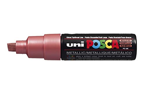 Aazon.co : UNI POSCA PC-8K CHISEL TIP ARKER PEN- PINK (BOX OF 6 - View #9